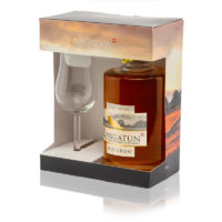 Langatun Old Crow in Karaffe im Karton mit 1 Stielglas 46% - Single Malt Whisky